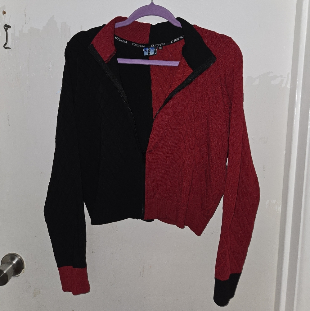 Elhoffer Design Kwinn Zipper Cardigan
